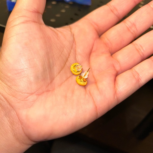 Cute Chocolate chip cookie 🍪 earrings - Picture 8 of 9